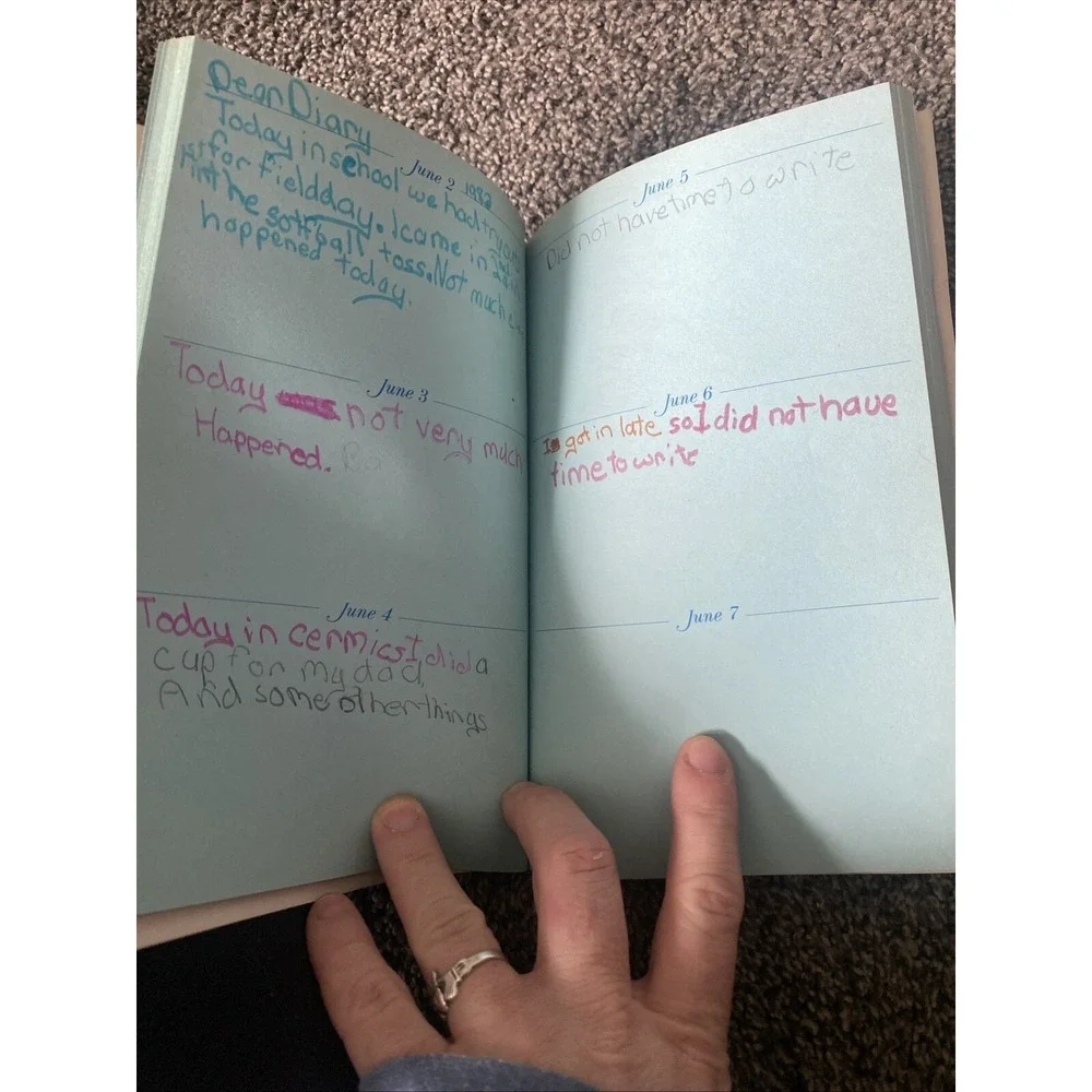Vintage 1982 Unicorn My Diary-2% Used (365 Days)